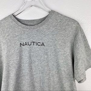 Nautica soft Cotton Shirt MED heathered gray